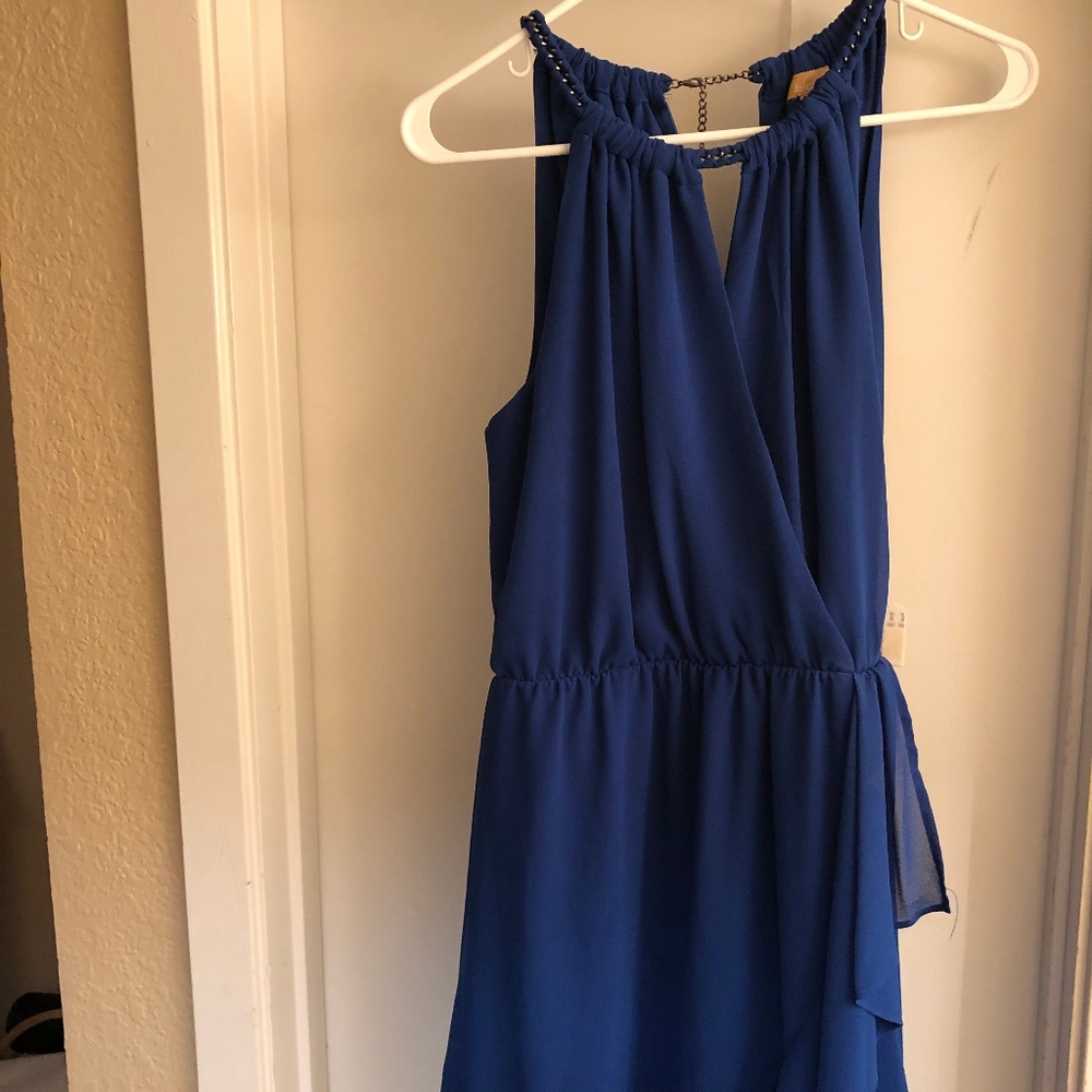 Elegant Royal Blue Dress
